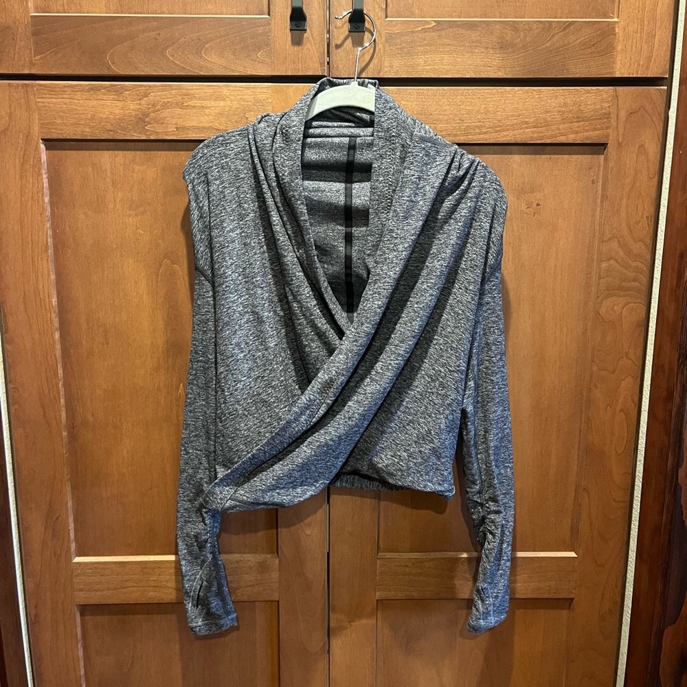 Ivivva Gray V Neck Cardigan